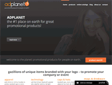 Tablet Screenshot of adplanet.com